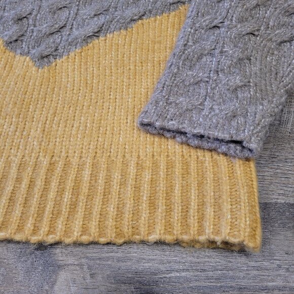 ZARA | Colour Block Knit Pullover Sweater | Sz. S - Picture 8 of 11